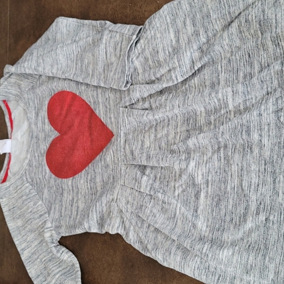 Long Sleeve dress valentine heart dress size XL - Picture 1 of 4